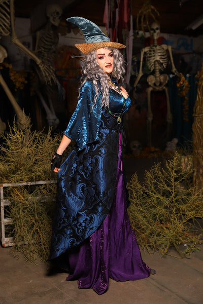 01. Birch Vixen in Black & Blue Medallion - The Prismatic Potion Collection