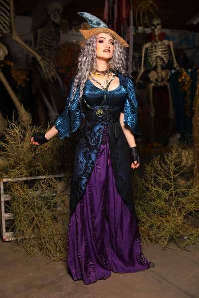 01. Birch Vixen in Black & Blue Medallion - The Prismatic Potion Collection