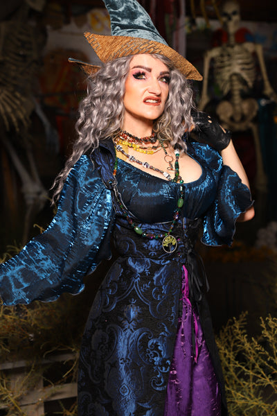 01. Birch Vixen in Black & Blue Medallion - The Prismatic Potion Collection