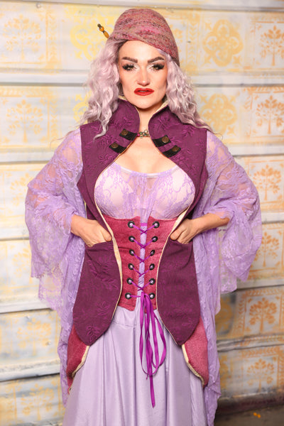 Holster Vest in Ultra Violet Floral - "Woke Up & Chose Violets" Collection
