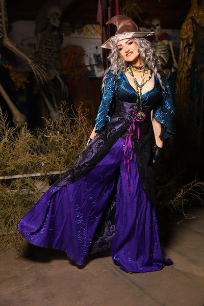 04. Birch Vixen in Black & Purple Medallion - The Prismatic Potion Collection