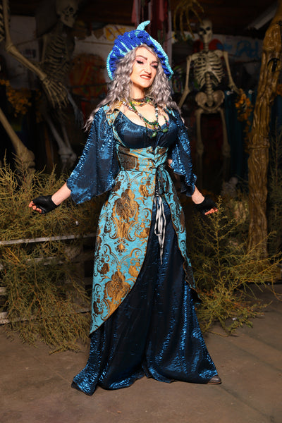 12. Birch Vixen in Turquoise & Bronze Medallion - The Prismatic Potion Collection