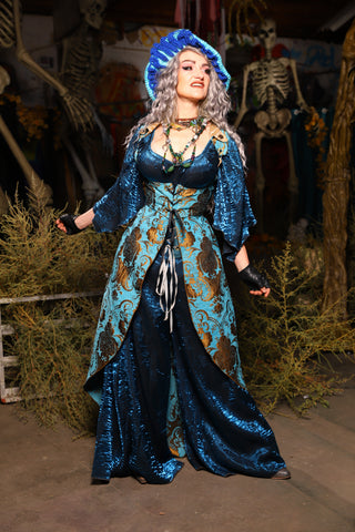 12. Birch Vixen in Turquoise & Bronze Medallion - The Prismatic Potion Collection