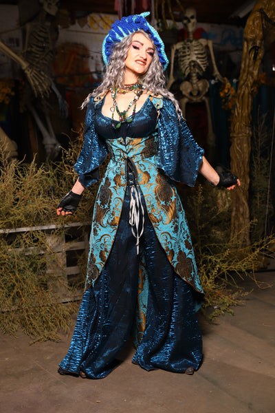 12. Birch Vixen in Turquoise & Bronze Medallion - The Prismatic Potion Collection