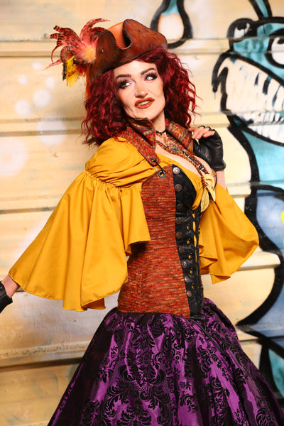 Buccaneer Overbust Corset in Rustwater - The Bucc Stops Here! Collection