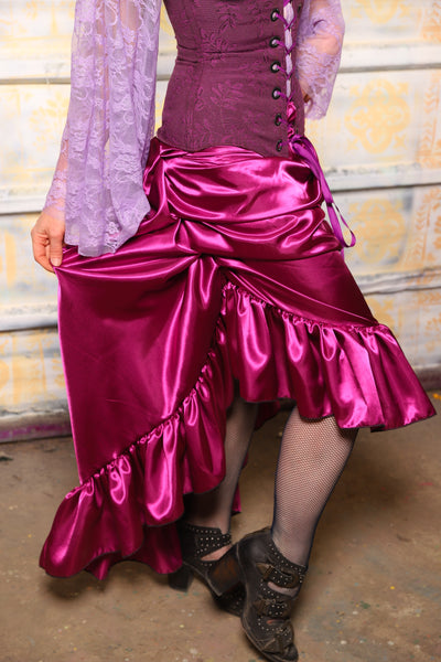 Swoon Skirt in Camellia Satin - "Woke Up & Chose Violets" Collection