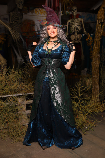 07. Birch Vixen in Emerald & Silver Medallion - The Prismatic Potion Collection