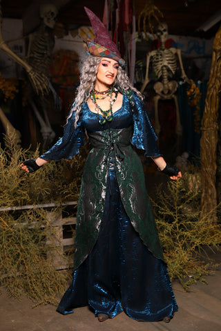 07. Birch Vixen in Emerald & Silver Medallion - The Prismatic Potion Collection