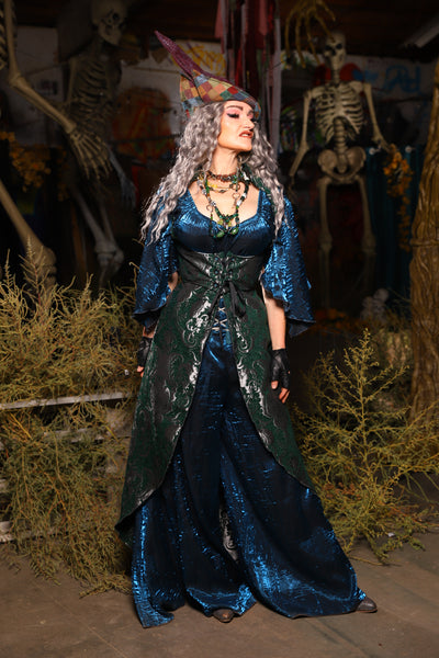 07. Birch Vixen in Emerald & Silver Medallion - The Prismatic Potion Collection