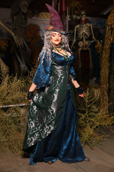 07. Birch Vixen in Emerald & Silver Medallion - The Prismatic Potion Collection