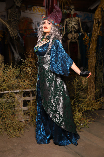 07. Birch Vixen in Emerald & Silver Medallion - The Prismatic Potion Collection