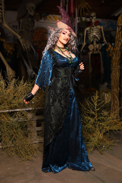 03. Birch Vixen in Black & Emerald Medallion - The Prismatic Potion Collection