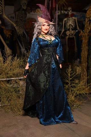 03. Birch Vixen in Black & Emerald Medallion - The Prismatic Potion Collection