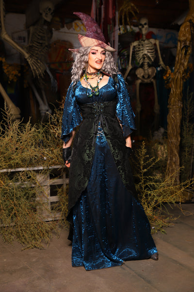 03. Birch Vixen in Black & Emerald Medallion - The Prismatic Potion Collection