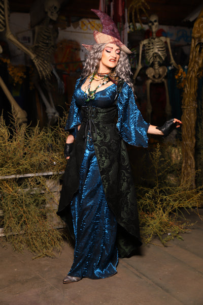 03. Birch Vixen in Black & Emerald Medallion - The Prismatic Potion Collection