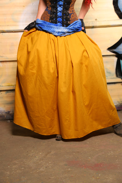 30. Tulip Skirt in Golden Rod Cotton - The Bucc Stops Here! Collection