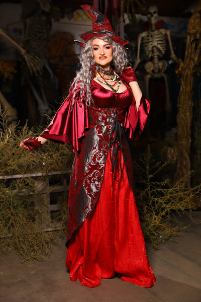 06. Birch Vixen in Crimson & Silver Medallion - The Prismatic Potion Collection