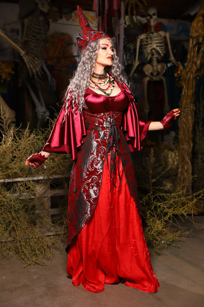 06. Birch Vixen in Crimson & Silver Medallion - The Prismatic Potion Collection