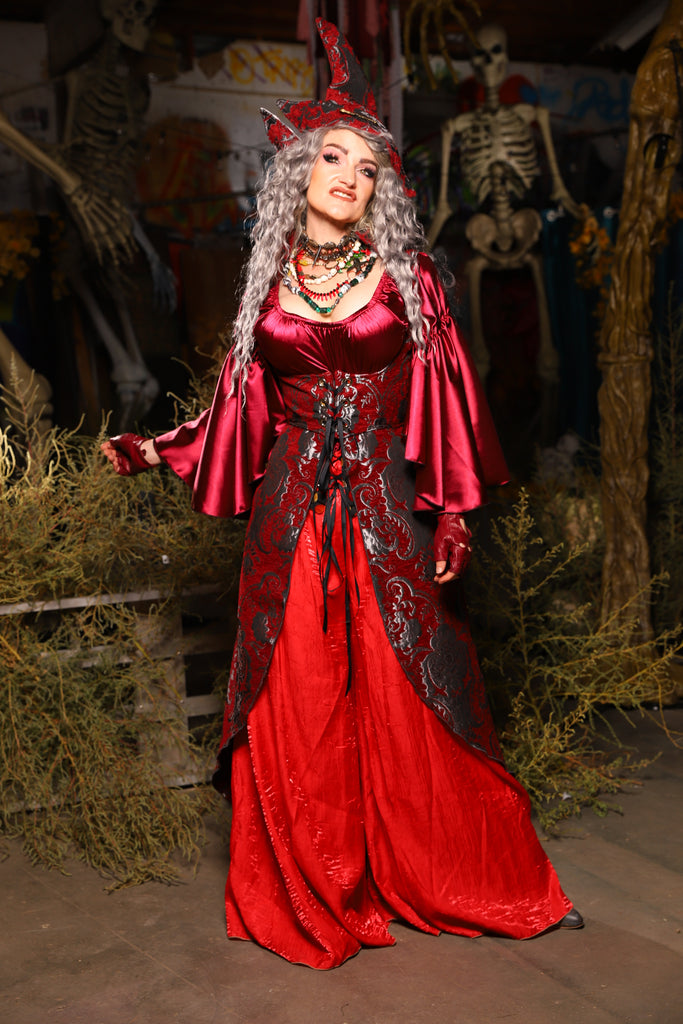 06. Birch Vixen in Crimson & Silver Medallion - The Prismatic Potion Collection