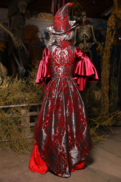 06. Birch Vixen in Crimson & Silver Medallion - The Prismatic Potion Collection