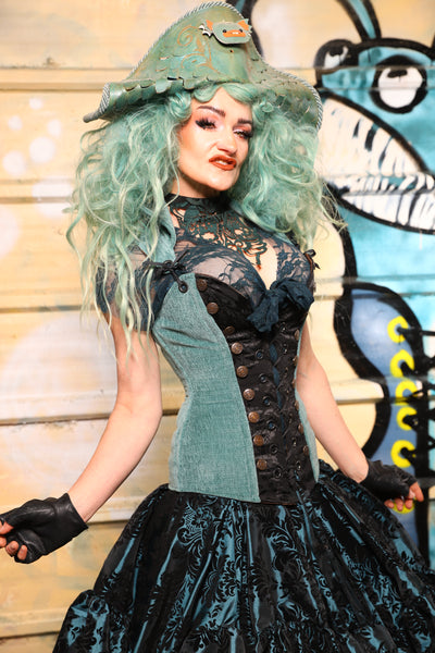 01. Buccaneer Overbust Corset in Arcane Thread - The Bucc Stops Here! Collection