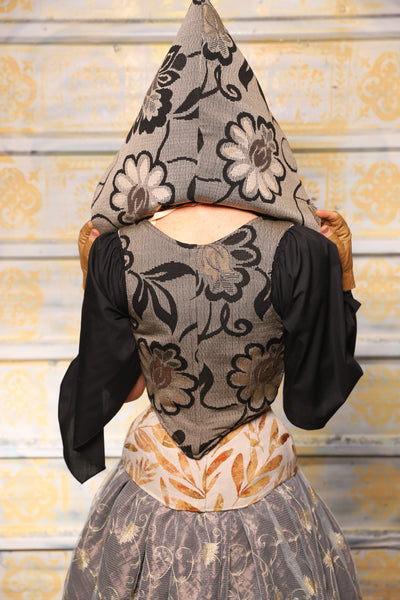 Cropped Vixen in Midnight Floral *SHOWN with Hood Sold separately- Day 1 of 13 Days of Halloween