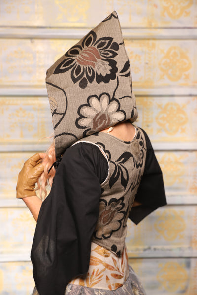 Cropped Vixen in Midnight Floral *SHOWN with Hood Sold separately- Day 1 of 13 Days of Halloween