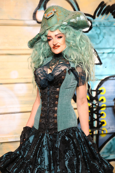 01. Buccaneer Overbust Corset in Arcane Thread - The Bucc Stops Here! Collection