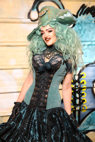 01. Buccaneer Overbust Corset in Arcane Thread - The Bucc Stops Here! Collection