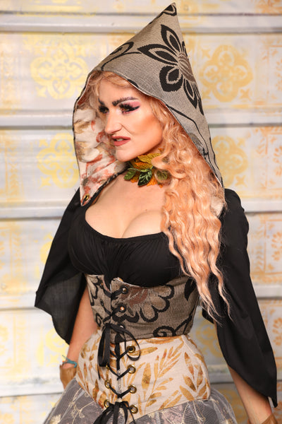 Cropped Vixen in Midnight Floral *SHOWN with Hood Sold separately- Day 1 of 13 Days of Halloween
