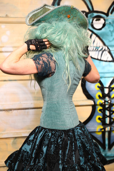 01. Buccaneer Overbust Corset in Arcane Thread - The Bucc Stops Here! Collection