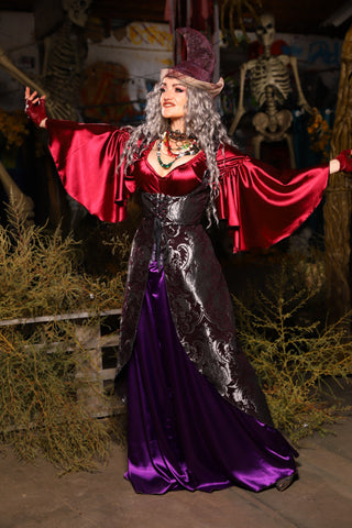 11. Birch Vixen in Plum & Silver Medallion - The Prismatic Potion Collection