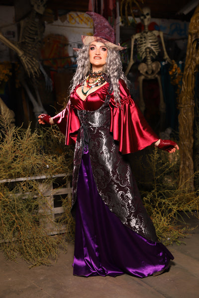 11. Birch Vixen in Plum & Silver Medallion - The Prismatic Potion Collection