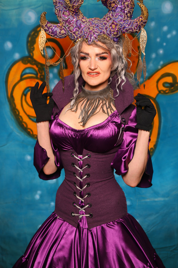 Keyhole Corset in Port Royale Upholstery - The "Wanders & Wayfinders" Collection