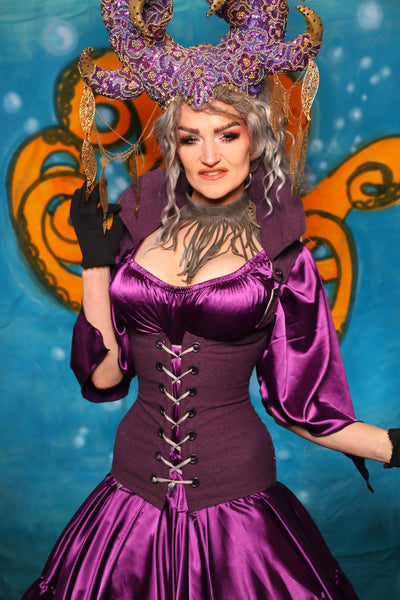 Keyhole Corset in Port Royale Upholstery - The "Wanders & Wayfinders" Collection