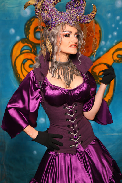 Keyhole Corset in Port Royale Upholstery - The "Wanders & Wayfinders" Collection