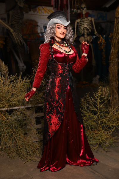 02. Birch Vixen in Black & Crimson Medallion - The Prismatic Potion Collection