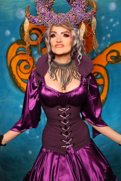 Keyhole Corset in Port Royale Upholstery - The "Wanders & Wayfinders" Collection