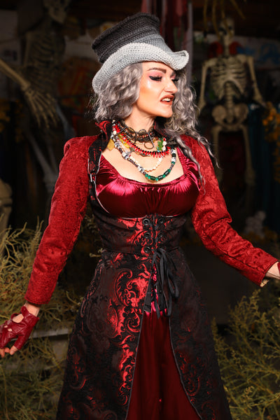 13. Detachable Long Sleeves in Crimson Relic - The Prismatic Potion Collection