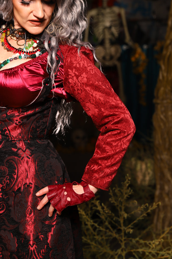 13. Detachable Long Sleeves in Crimson Relic - The Prismatic Potion Collection
