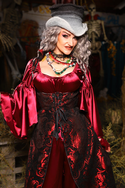 02. Birch Vixen in Black & Crimson Medallion - The Prismatic Potion Collection