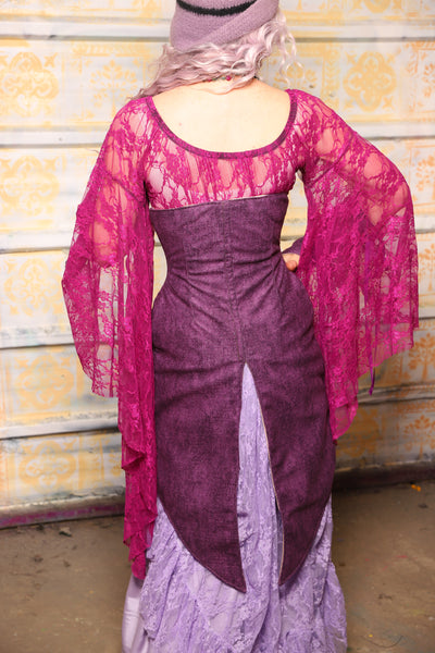 Petite Siren Corset w/ Pockets in Enchanted Heather - "Woke Up & Chose Violets" Collection