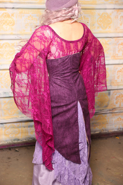 Petite Siren Corset w/ Pockets in Enchanted Heather - "Woke Up & Chose Violets" Collection