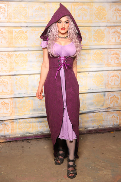 Hooded Birch Vixen in Ultra Violet Floral - "Woke Up & Chose Violets" Collection