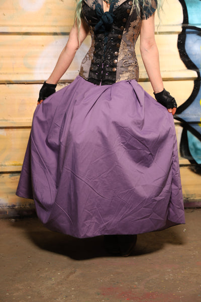 31. Tulip Skirt in Lilac Cotton - The Bucc Stops Here! Collection