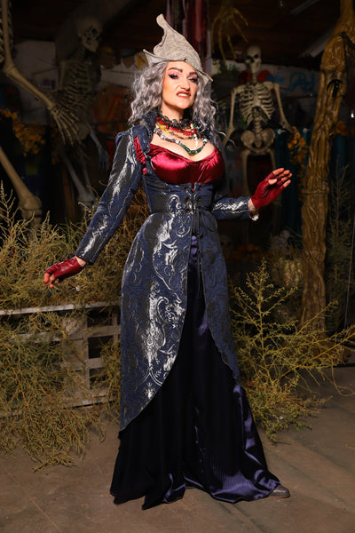 10. Birch Vixen in Navy & Silver Medallion - The Prismatic Potion Collection