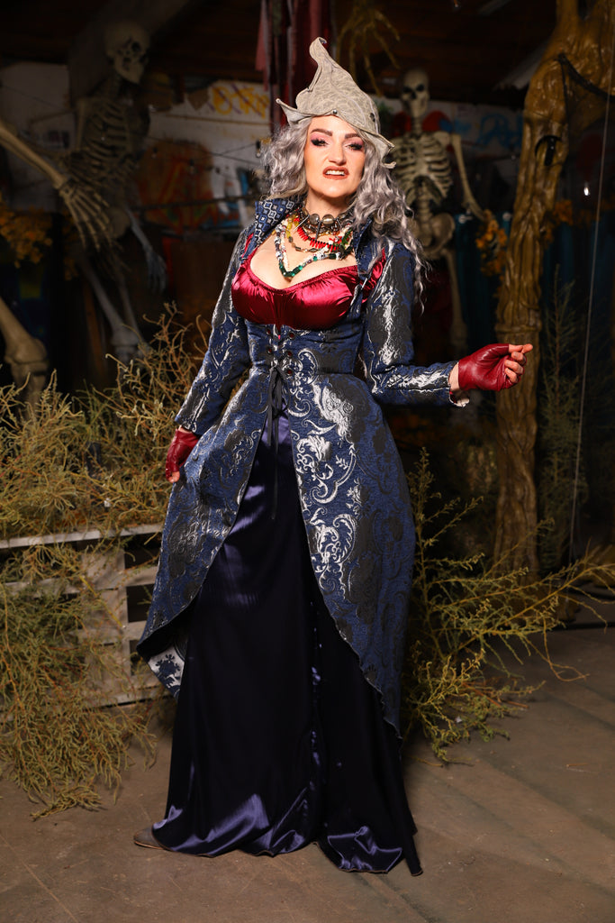 10. Birch Vixen in Navy & Silver Medallion - The Prismatic Potion Collection