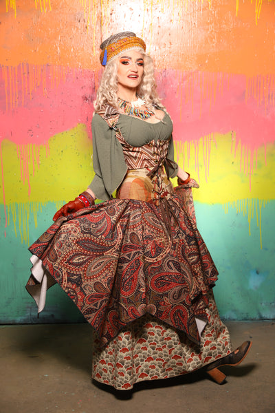Fairy Skirt in Spice Market Paisley - The "Fairy Flea Market" Collection