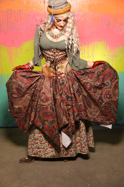 Fairy Skirt in Spice Market Paisley - The "Fairy Flea Market" Collection