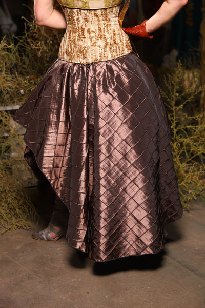Crescent Skirt in Tree Bark Pintuck - Spooky Saturday Part 5